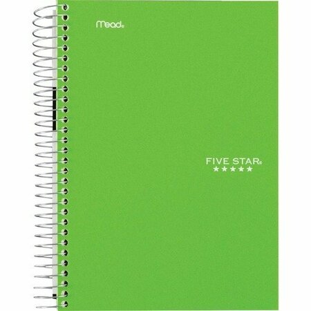 MEAD Notebook, 5-subject, 1 7-1/4inx9-1/2in, AST, 6PK MEA73527